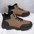 thumbnail image 6 of LONKITO Mens Snow Boots Thicked Fleece Lined Warm Outdoor Hiking Winter Boots Size 9, 6 of 6