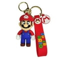 thumbnail image 5 of Nintendo Super Mario Rubber Keyring, 3D Super Mario Keychain, Red, 5 of 10