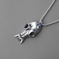 thumbnail image 2 of European and American Fashion Vintage Necklace Domineering Hollow Skull Pendant Titanium Steel Stainless Steel Pendant Men s Personality, 2 of 5
