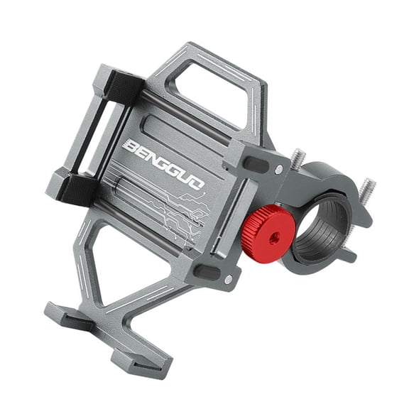 Motorcycle Phone Mount, Bike Phone Holder Upgraded Quick Installation Handlebar/Rearviews Clip for Bicycles Scooters