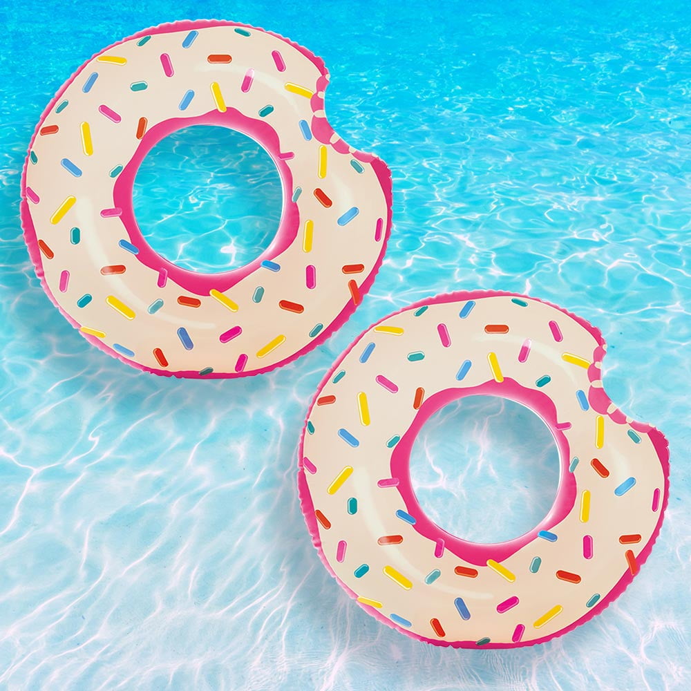 Intex Vinyl Donut Tube Pool Float, Multicolor - Walmart.com - Walmart.com