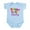 Sky Blue, variant on CafePress - Jelly Bean Baby Infant Bodysuit - Baby Light Bodysuit, Size Newborn - 24 Months
