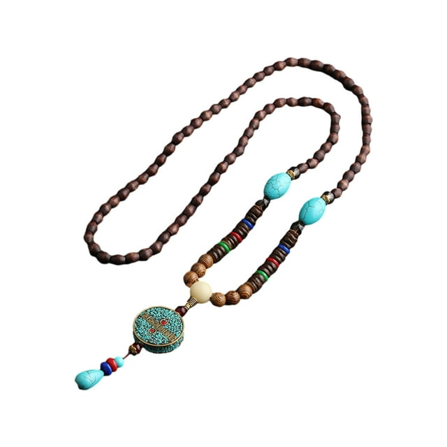 Wweixi Style Vintage Perles Pendentif Déclaration de Mode Large Application comme Indiqué 4 1Set