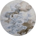 thumbnail image 2 of Addison Rugs Mayfield Premium Machine Washable Transitional Abstract Taupe Round Rug, 8' x 8', 2 of 6