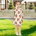 thumbnail image 5 of Girls' long-sleeved dress Cute Elk Girls' A-line dress with ribbed cuffs Soft and comfortable, 5 of 6