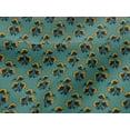 thumbnail image 4 of oneOone Viscose Jersey Fabric Leaves & Floral Block Printed Fabric 1 Yard 60 Inch Wide, 4 of 5