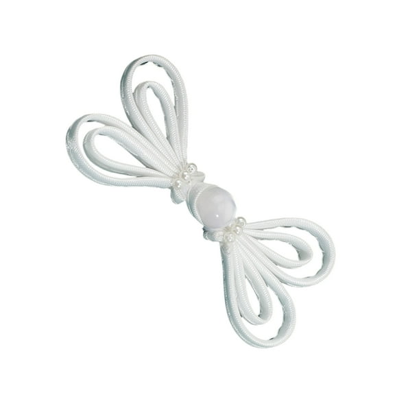 5pcs Cheongsam Buttons with Beads Chinese Closure Buttons Chinese Frog Button Sewing Fasteners Clothes Buttons