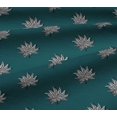 thumbnail image 5 of oneOone Viscose Jersey Fabric Leaves Block Print Fabric BTY 60 Inch Wide, 5 of 5