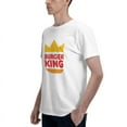 thumbnail image 5 of Burger King Logo Men'S Basic Short Sleeve T-Shirt Fashionable White 3x-Large, 5 of 8