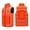 Orange, variant on SELONE Heated Vests for Men Women 1 Control 4 Heating Zones Fleece Jacket Sleeveless Soild Casual Coat Plus Size