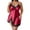 Red, variant on Tnhcen Plus Size Women's Satin Nightgown Lace Trim Sleepwear XL-5XL Loungewear Spaghetti Strap Nightdress Comfortable Home Outfit Black