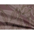 thumbnail image 4 of oneOone Rayon Dark Rose Brown Fabric Leaves Diy Clothing Quilting Fabric Print Fabric By Yard 56 Inch Wide-QOY, 4 of 5