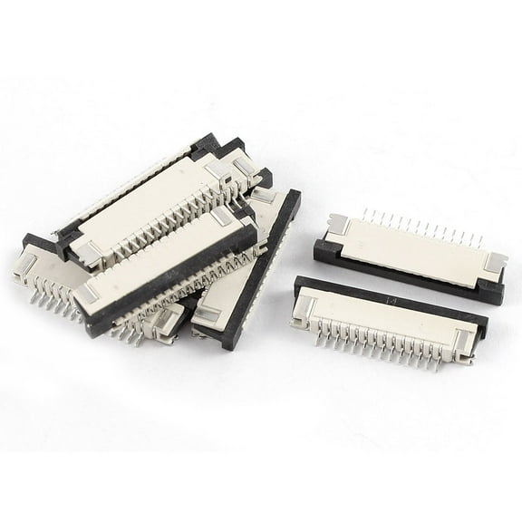 10Pcs Bottom Connect 14Pin 1.0mm Pitch FFC FPC Ribbon Sockets Connector