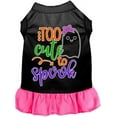 thumbnail image 4 of Pet Dog  Cat Dress Screen Printed, "Too Cute To Spook - Girly Ghost", 4 of 9