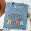 thumbnail image 2 of Mama Flower Shirt. Retro Motherhood T-Shirt with Cute Floral Letters and Quote. Great for Mother's Day, baby showers, or daily wear., 2 of 7