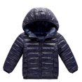 thumbnail image 2 of SDJMa Winter Child Kids Solid Color Hoodie Zipper Coats Keep Warm Jacket Clothes, 2 of 4