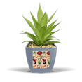 thumbnail image 1 of Pizza Tomato Foods Peppers Onion Fake Pineapple Flower Pot Vase Mini Decor, 1 of 3