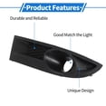 thumbnail image 6 of Fog Light Grill Front Lower Bumper Fog Light Cover Inserts No.9027807 for Chevrolet Epica 2007-2009 Black ABS 1 Pc Front Left Car, 6 of 6