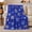 Blue Lanterns, variant on Festive Starry Sky Hanukkah Design Menorah Star Of, Festive Holiday Scene, Warm Flannel Blanket for Living Room and Reading Nook, Art Lovers Friendship Gift, Festive Home Decor