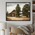 thumbnail image 1 of Designart tree pine framed wall art decor, Tree Pine framed wall Art, Pine Tree Rustic beauty , Green Large Traditional black framed wall art, 20x12 inches black frame, 1 of 1
