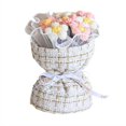 thumbnail image 2 of Casaio Crochet Flower Bouquet Handmade Crochet Flower Bouquet – Completed Knitted Puff Flowers for Valentine's Day, Mother's Day, Weddings, Birthdays, and Gifts Handmade Knitted Flowers, 2 of 9
