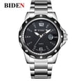 thumbnail image 1 of Unique Aviator Watch Stainless Steel Quartz Wrist Watch, 1 of 10