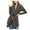 Khaki, variant on Lindreshi Cardigan Sweaters for Women Women's Solid Color Long Sleeve Irregular Hem Tie The Waist Cardigan Top