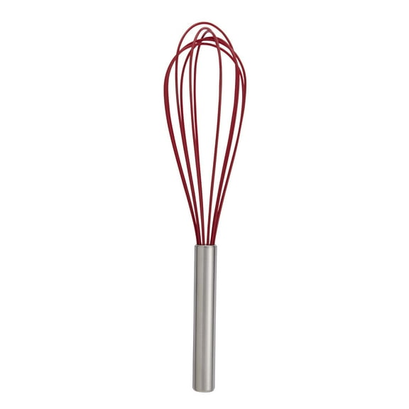Mrs. Anderson’s Baking Non-Stick Wire Whisk, Silicone-Coated Stainless Steel, 12-inches