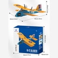 thumbnail image 5 of Bruce&Shark RC Plane, Remote Control Airplane Toy, 2.4GHZ RC Airplane RC Glider with Lights, KF801 Remote Control Airplanes Foam RC Fighter Airlane Jet for Adults Kids, 5 of 19