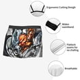 thumbnail image 6 of Junzan Four Running Horses Mens Underwear Boxer Briefs For Men’s - Medium, 6 of 9