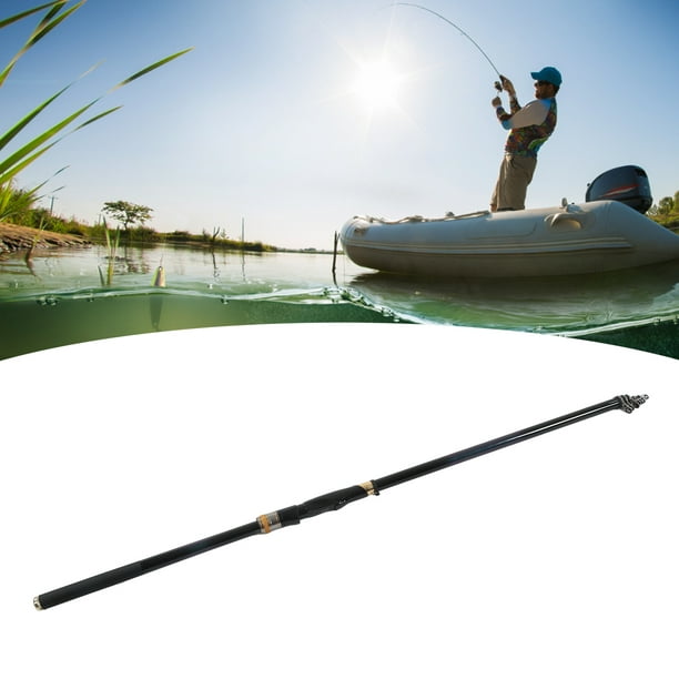 Fishing Rod, Anti Slip Handle Carbon Fishing Pole Metal Rear Plug Strong  For Sea 5.4m 