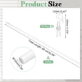 thumbnail image 2 of Uxcell 2 Pack 35" Blinds Wand Replacement, Combinable Blinds Tilt Wand with Hook, Vertical Blind Rod Stick for Window Curtain Opener Accessory, White, 2 of 7