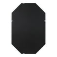 thumbnail image 6 of Kate and Laurel Laverty Modern Oblong Octagon Framed Wall Mirror, 24 x 36, Black, Geometric Wall Decor, 6 of 8