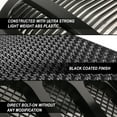 thumbnail image 2 of DNA Motoring ZTL-Y-0171 For 2013 to 2014 Ford Mustang Base GT Honeycomb Mesh Glossy Black Chasing LED Light Bar Front Hood Bumper Grille Frame, 2 of 6