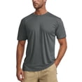 thumbnail image 2 of Gyexs Rash Guard for Men Short Sleeve, Mens Swim Shirt, Sun Shirt UPF+ 50 UV Protection, SPF Quick Drying Rashguard GY2, Size L, 2 of 4