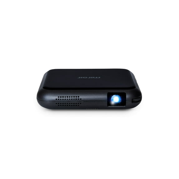 Miroir M76 Portable Projector, 360p, 40 ANSI Lumens, Up to 70” Display (Restored)