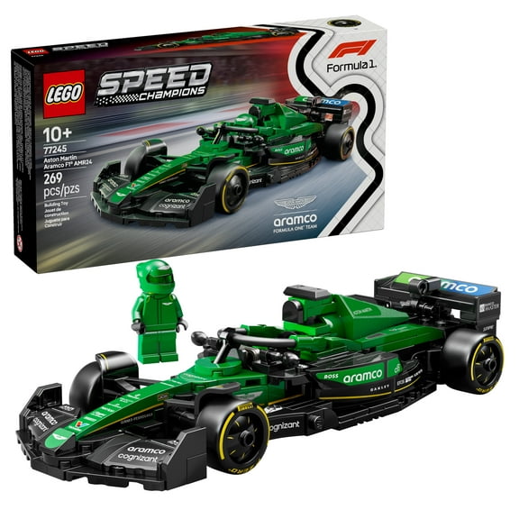LEGO Speed Champions Voiture de course Aston Martin Aramco F1® AMR24 77245 Ensemble de construction (269 pièces)