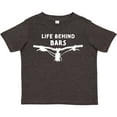 thumbnail image 3 of Inktastic Life Behind Bars Mountain Bike Boys or Girls Toddler T-Shirt, 3 of 5