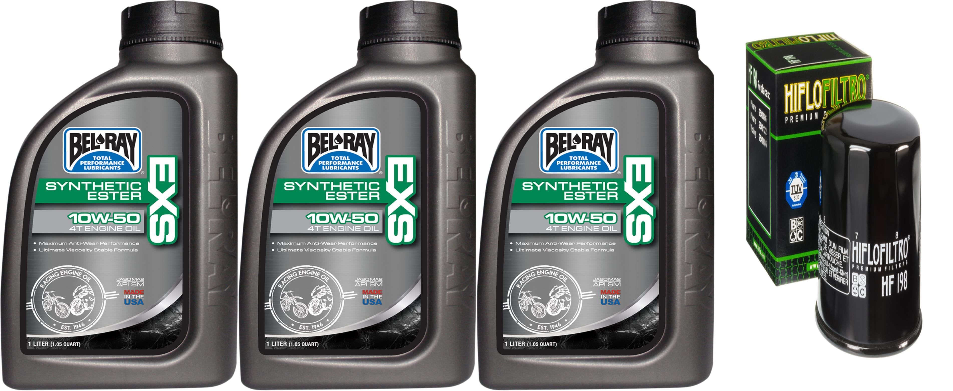 Premium Synthetic Engine Oil 10W50 Change Kit for SIDE X SIDE POLARIS 1000 RZR 1000 XP EPS 14