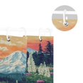thumbnail image 5 of Yayeee Shower Curtain with Hooks 72"x72" Waterproof Fabric Bathroom Hanging Decor, Floral Mountain, 5 of 5