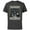 Charcoal, variant on Star Wars Darth Vader Warning Choking Hazard - Short Sleeve Cotton T-Shirt for Adults -Customized-Black