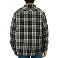 thumbnail image 5 of GENTS BLISS Flannel Shirts for Men Plaid Button Up Men Shirts Fleece Men Jacket Coat with Pocket, 5 of 14