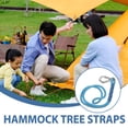 thumbnail image 3 of DEEPCRAFF Easy Install Adjustable Swing Strap with Stainless Steel Hooks Sky Blue for Outdoor Relaxation, 3 of 6
