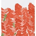 thumbnail image 2 of Simply Daisy's Flower Bell Bunch 18x14 inch Peach Floral Print Placemat (Set of Four), 2 of 2