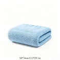 thumbnail image 3 of Kyusrd Hand Towels for Bathroom,Cotton Soft Absorbent Decorative Hand Towel for Face Spa Bath Gym Kitchen,Light Blue,34x74cm, 3 of 7