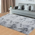 thumbnail image 1 of 5ft X 8ft Shag Fluffy Area Rugs For Living Room,Soft And Thick Fluffy Rug,Anti-Slip&Non Shedding Home Decor Rug,Tie-Dyed Living Room Carpet For Girls Kids Baby Teen, 1 of 9