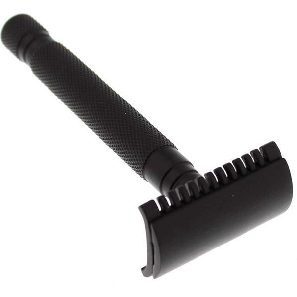 WCS Midnight Collection Razor 78B, Black Stainless Steel Closed Comb-Closed Comb