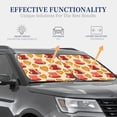 thumbnail image 4 of Xecao Cups of Tea for Foldable Car Sun Shades (2-Pack) offer sun protection with an easy-fold design for convenient windshield shading., 4 of 7