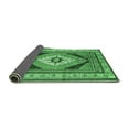 thumbnail image 2 of Ahgly Company Indoor Square Medallion Emerald Green Traditional Area Rugs, 3' Square, 2 of 4