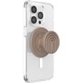 thumbnail image 4 of PopSockets PopGrip for MagSafe, Grip and Stand for Phones and Cases, Remove and Reposition, Swappable Top – Curves Latte, 4 of 6